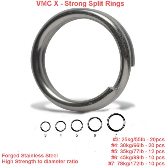 VMC Stainless Steel Split Rings – Searock Adventures