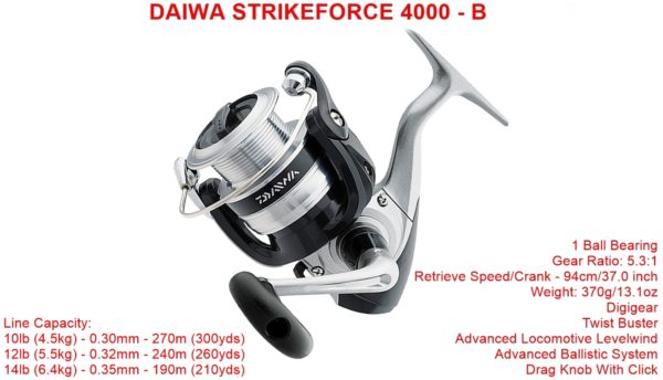 Daiwa Strikeforce B Spinning Reel